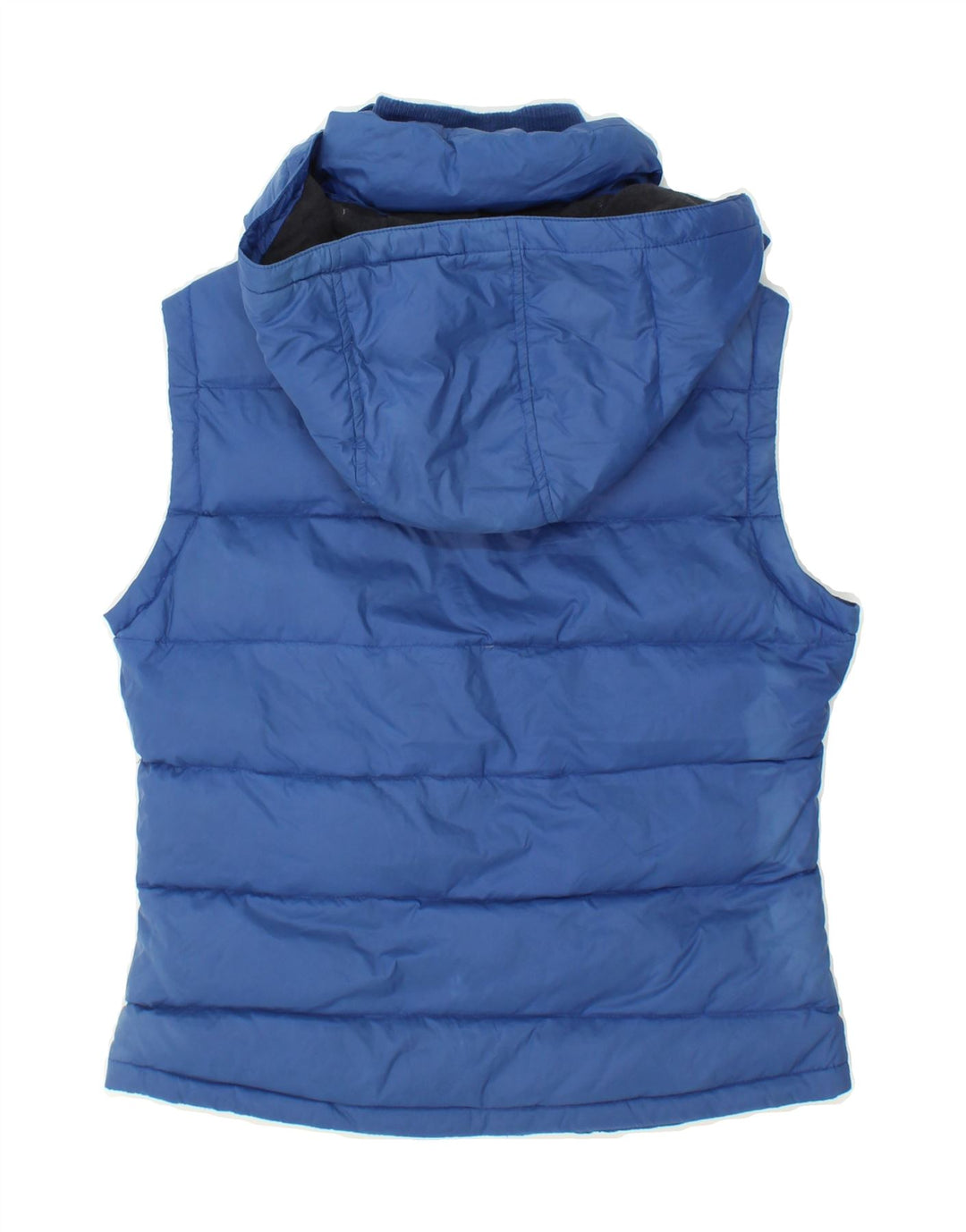 JACK WILLS Womens Hooded Padded Gilet UK 10 Small Blue Polyester Vintage Jack Wills and Second-Hand Jack Wills from Messina Hembry 