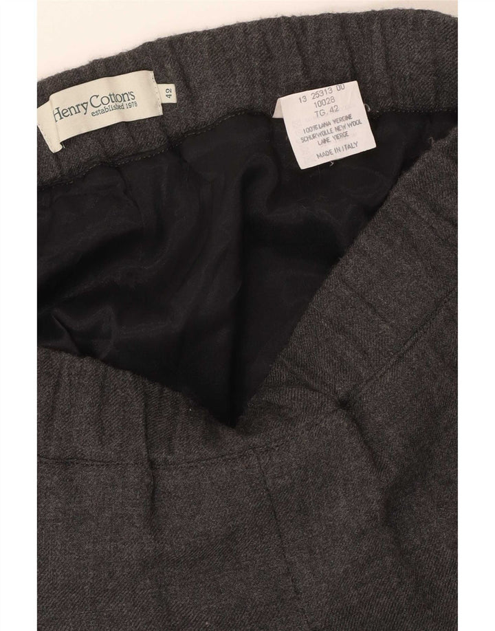 Fusta plisată pentru femei Henry Cottons IT 42 Medium W30 Grey Flecked