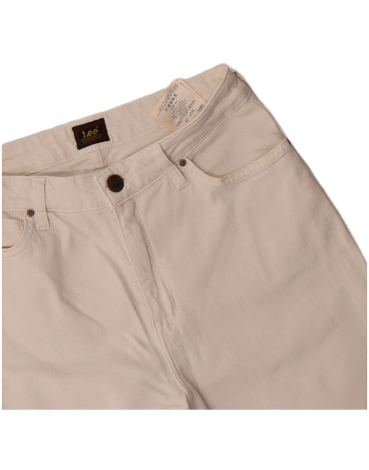 Blugi drepti pentru femei Lee W28 L28 Bumbac alb
