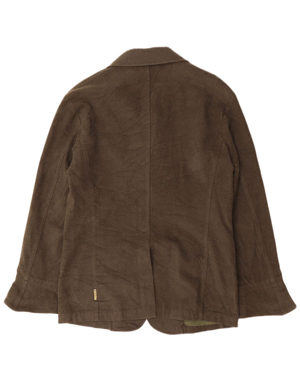 ARMANI JEANS Jachetă pentru bărbați cu 2 nasturi IT 52 Bumbac kaki mare