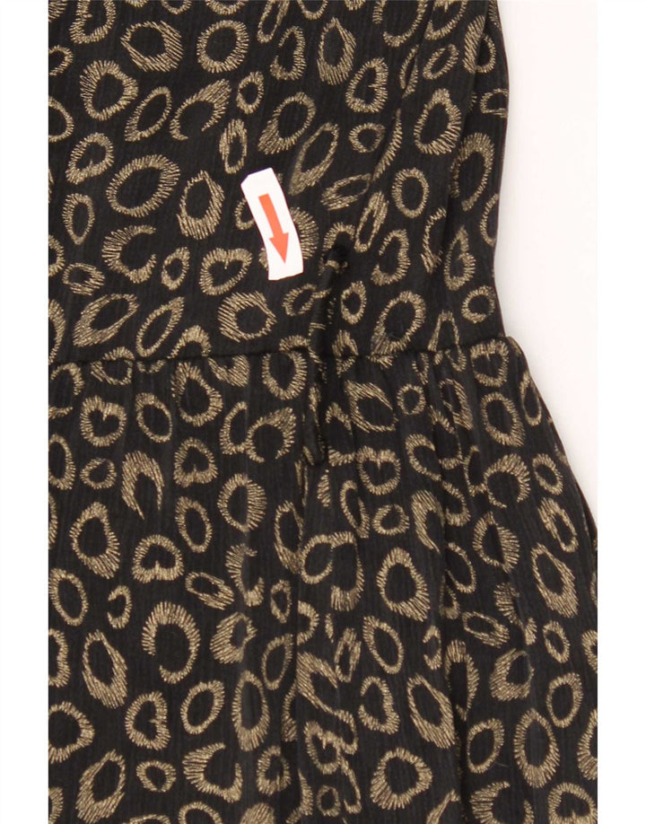 Massimo Dutti Jachetă Blazer Femei 1 Buton EU 34 2XS Negru Animal Print