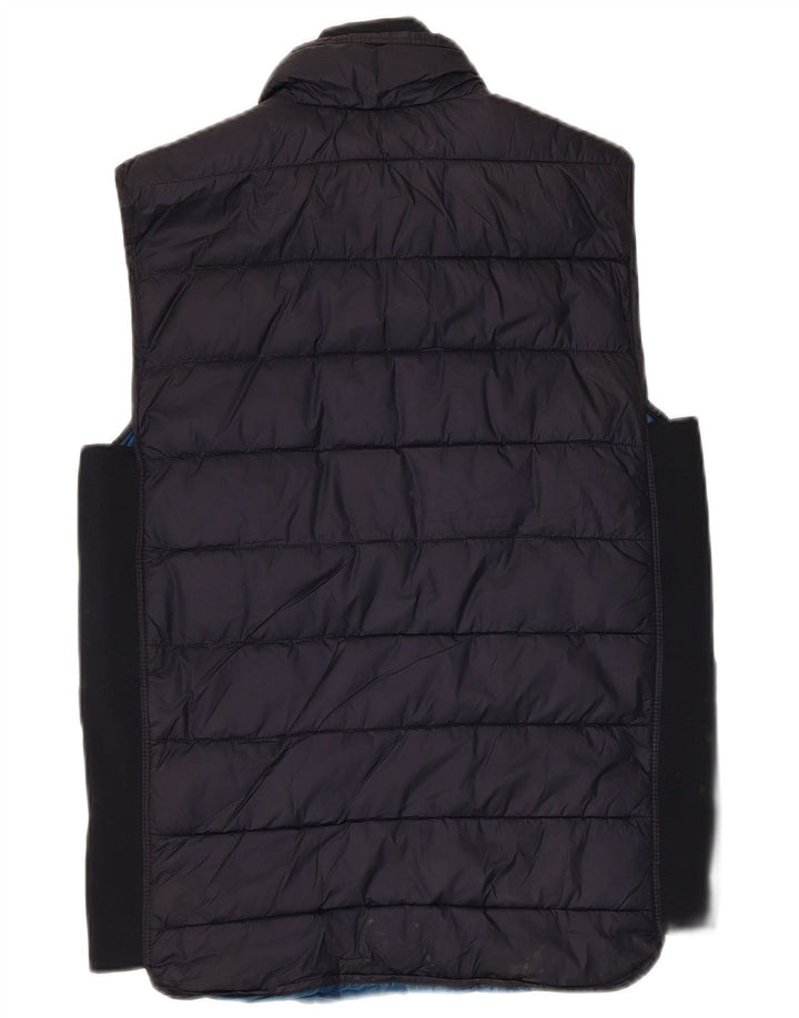 Gilet căptușit pentru bărbați Zara UK 38 Medium Bleumarin Poliester