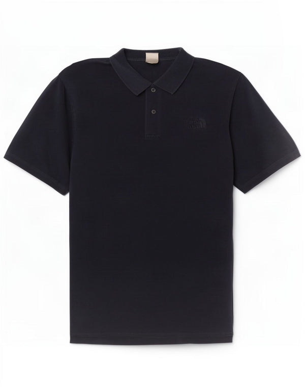 Tricou polo pentru bărbați The North Face, bumbac, albastru bleumarin mediu