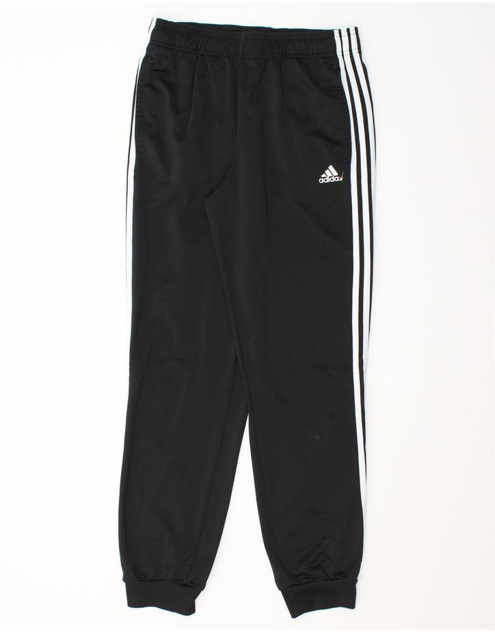 Pantaloni de trening Adidas pentru bărbați Joggeri poliester mediu negru