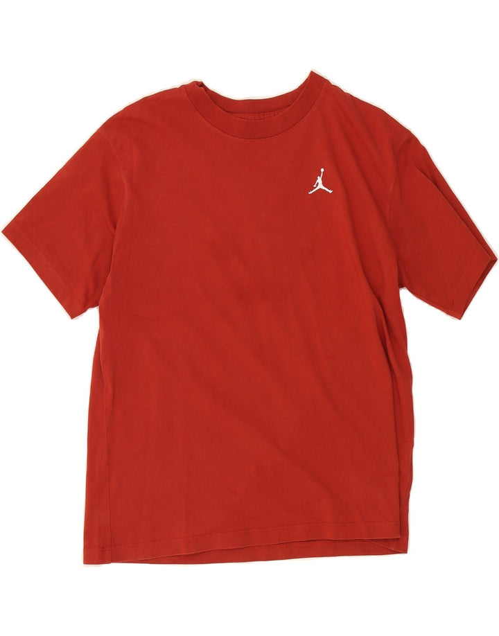 JORDAN Mens T-Shirt Top Small Red Vintage Jordan and Second-Hand Jordan from Messina Hembry 