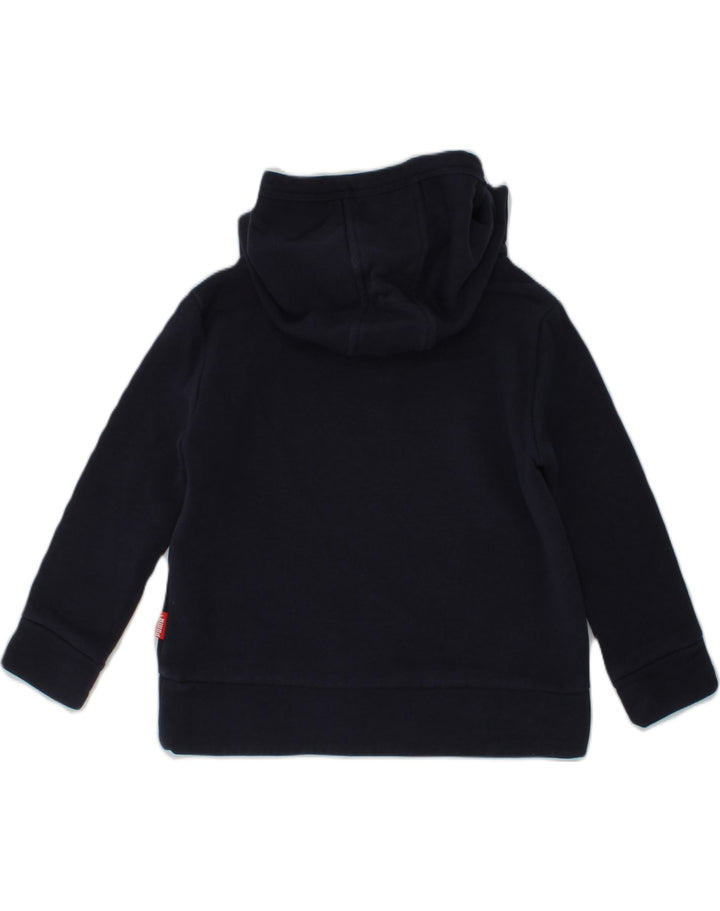 PUMA Baby Girls Graphic Hoodie Jumper 18-24 Months Navy Blue Cotton | Vintage Puma | Thrift | Second-Hand Puma | Used Clothing | Messina Hembry 