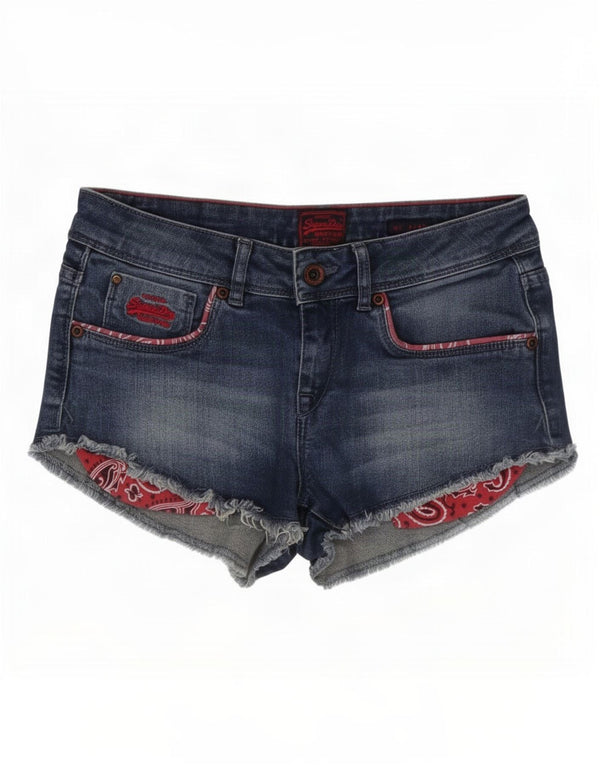 Pantaloni caldi din denim pentru femei Superdry Medium W28 Blue