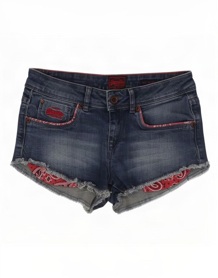 Pantaloni caldi din denim pentru femei Superdry Medium W28 Blue
