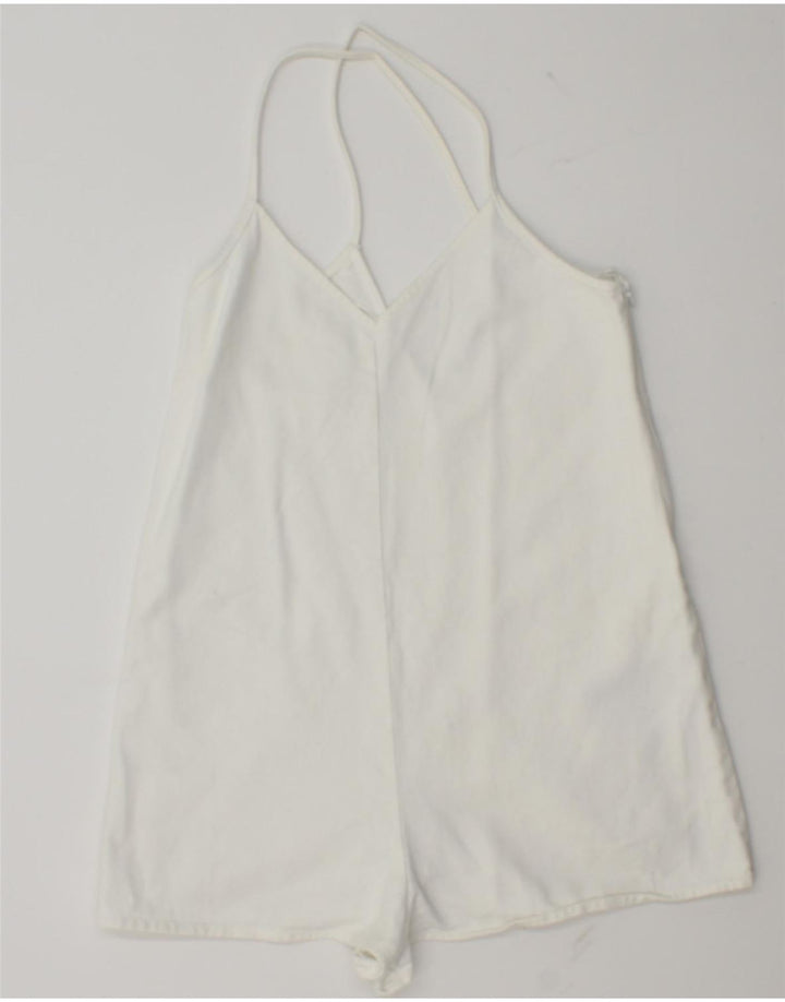Costum pentru femei ZARA UK 10 Bumbac alb mic