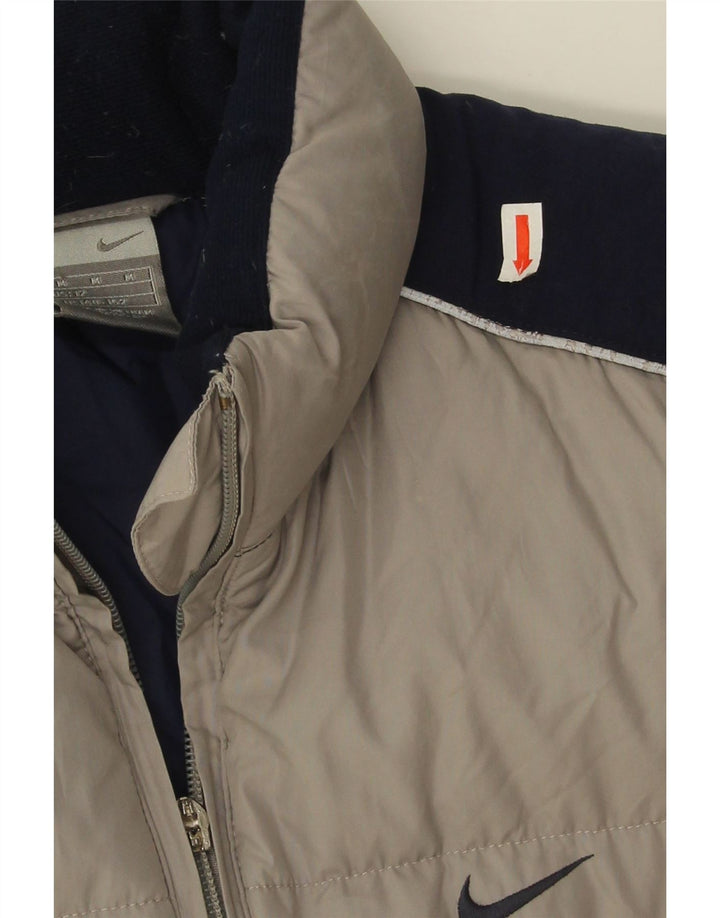 Gilet căptușit pentru băieți Nike 10-11 ani, gri mediu, poliester color bloc