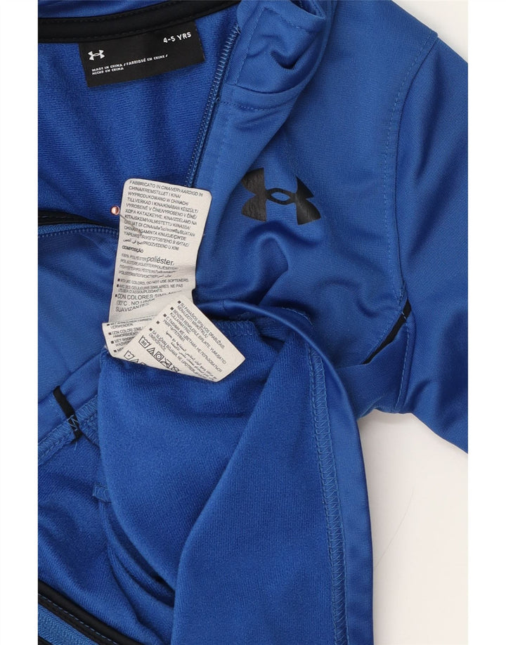 Jachetă de trening pentru băieți Under Armour, 4-5 ani, poliester albastru