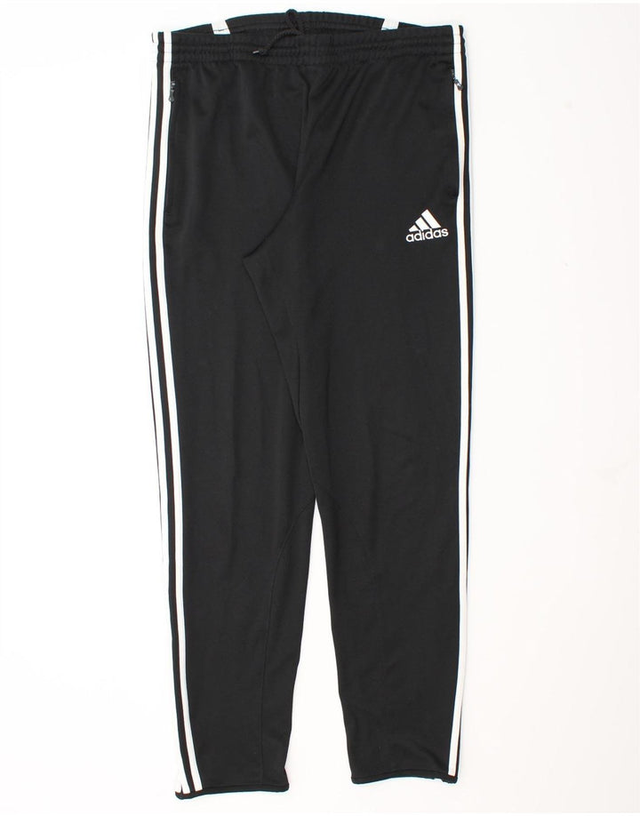 Pantaloni de trening Adidas pentru bărbați XL, negru, poliester color bloc