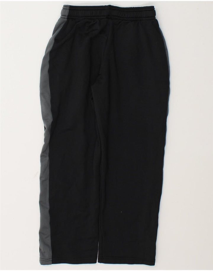 Pantaloni de trening Under Armour pentru băieți 7-8 ani, negru, color block