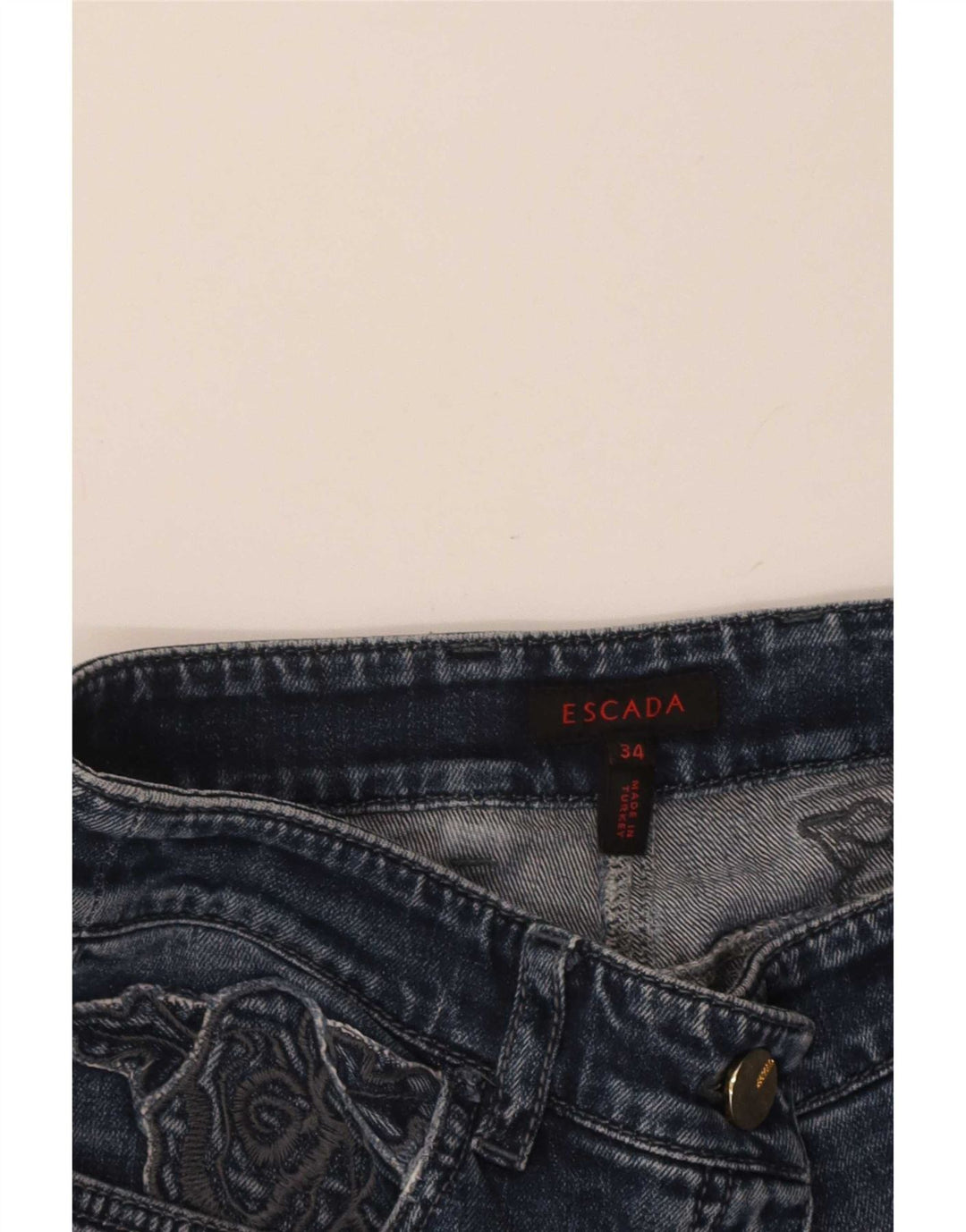 Blugi Bootcut Escada pentru femei EU 34 XS W28 L32 Albastru