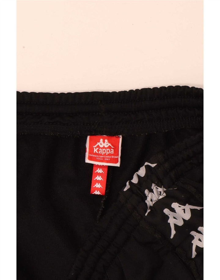 Pantaloni de trening cu grafică pentru bărbați Kappa, mari, negri