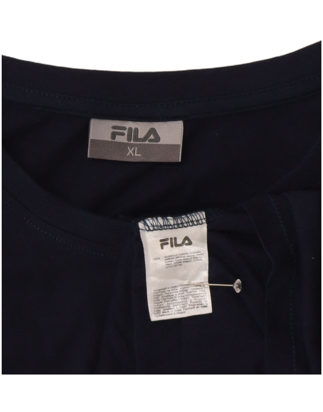 Tricou Bărbați Fila Top XL Bleumarin Bumbac