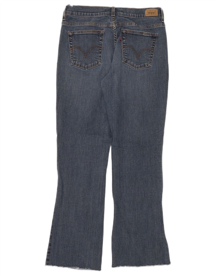 Blugi Levi's 515 Bootcut pentru femei US 8 Medium W28 L30 Bumbac albastru