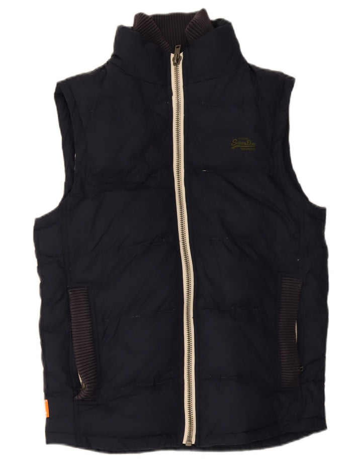 Gilet Captusit Superdry pentru bărbați UK 38 Medium Navy Blue Marine