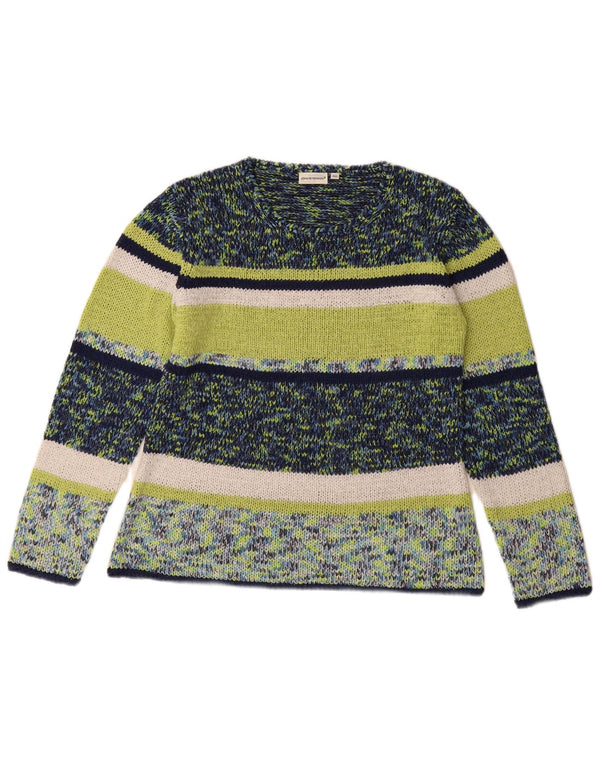 Jorg Peterson Pulover pentru damă cu gât de barcă EU 40 Medium Green Dunge