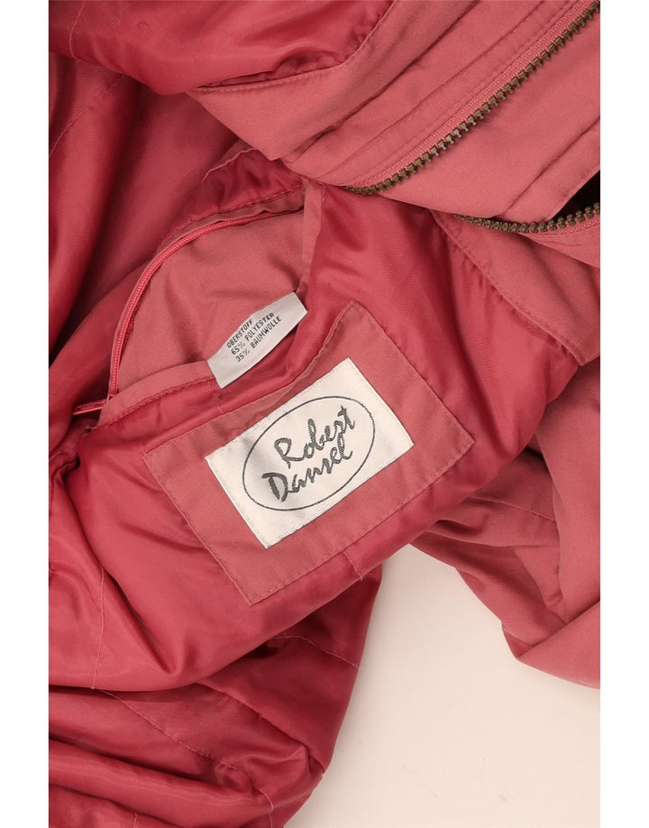 Trench supradimensionat pentru femei VINTAGE UK 16 Poliester roz mare