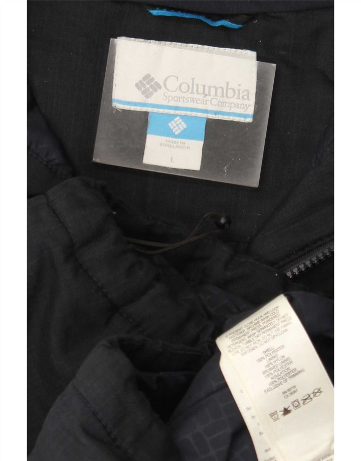 Jachetă de vânt cu glugă Columbia pentru bărbați Marea Britanie 40 Poliester bleumarin mare