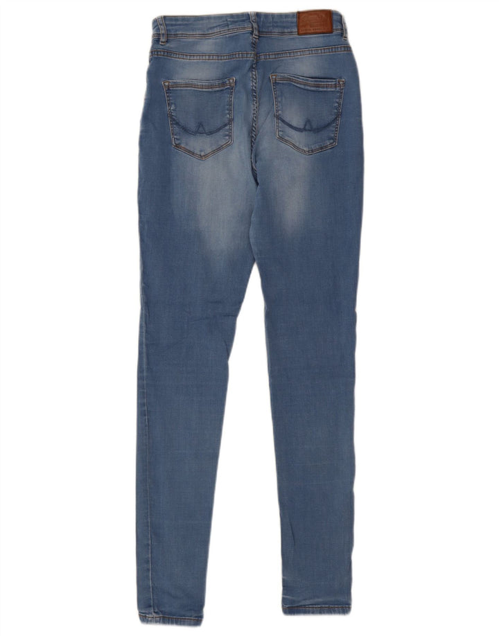 Blugi skinny distressed Sophia Superdry pentru femei W28 L32 albastru