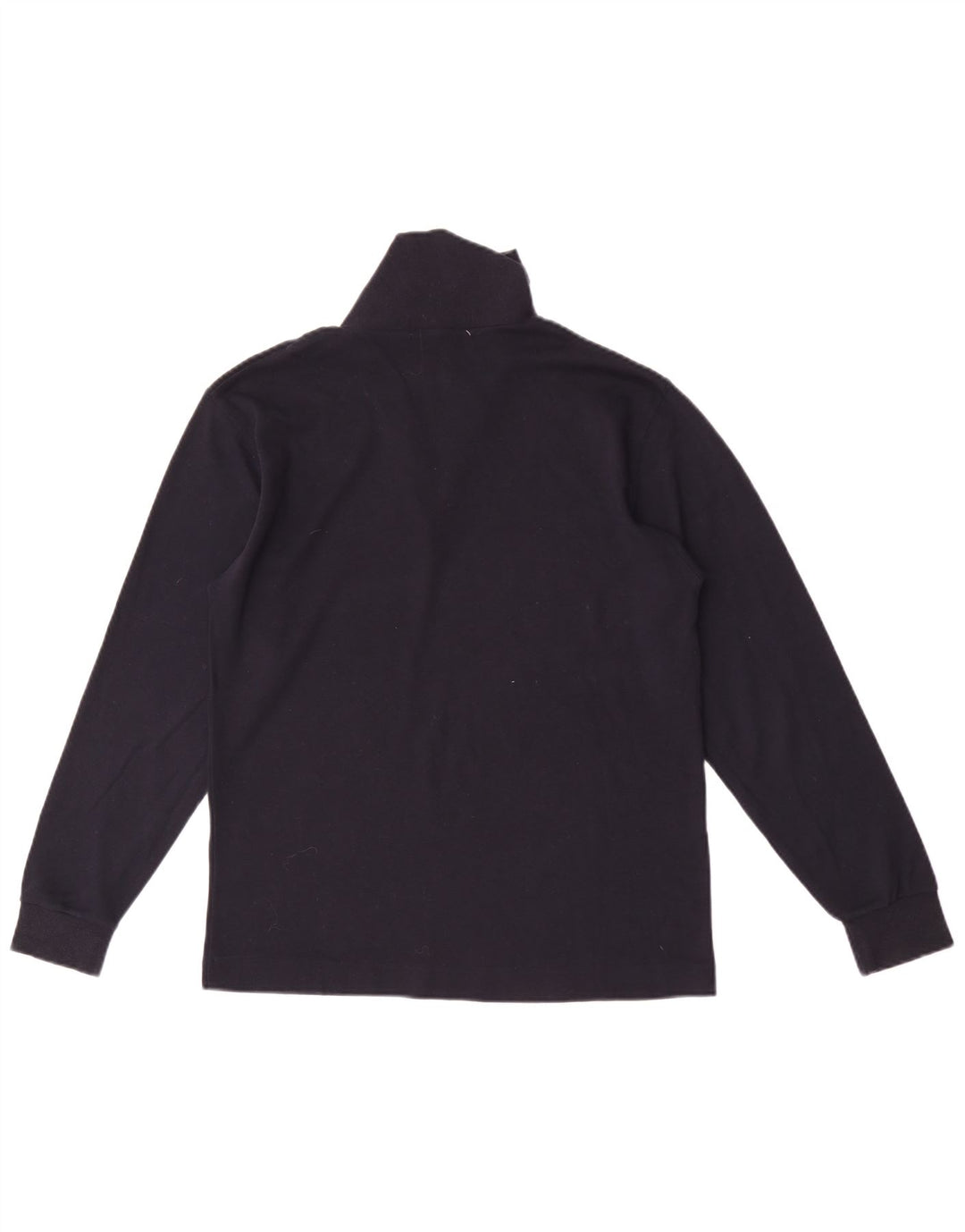 Fila Mens Zip Neck Top Maneca lunga IT 46 Small Blue Marine Bumbac