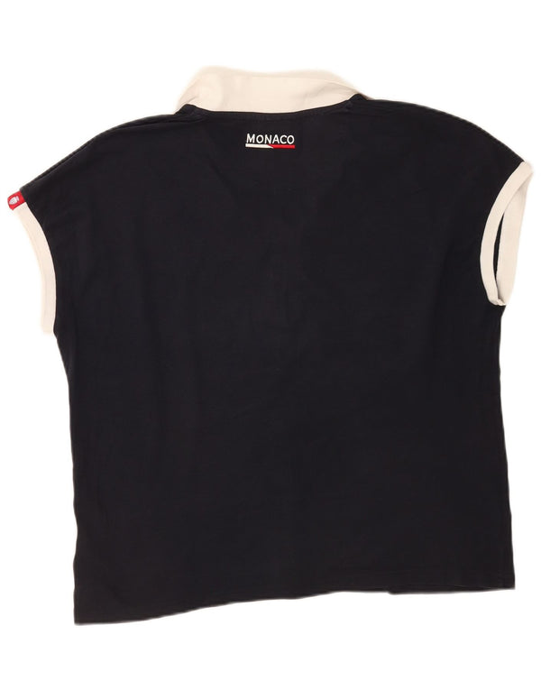 Tricou polo supradimensionat pentru femei KAPPA UK 16 mare bleumarin