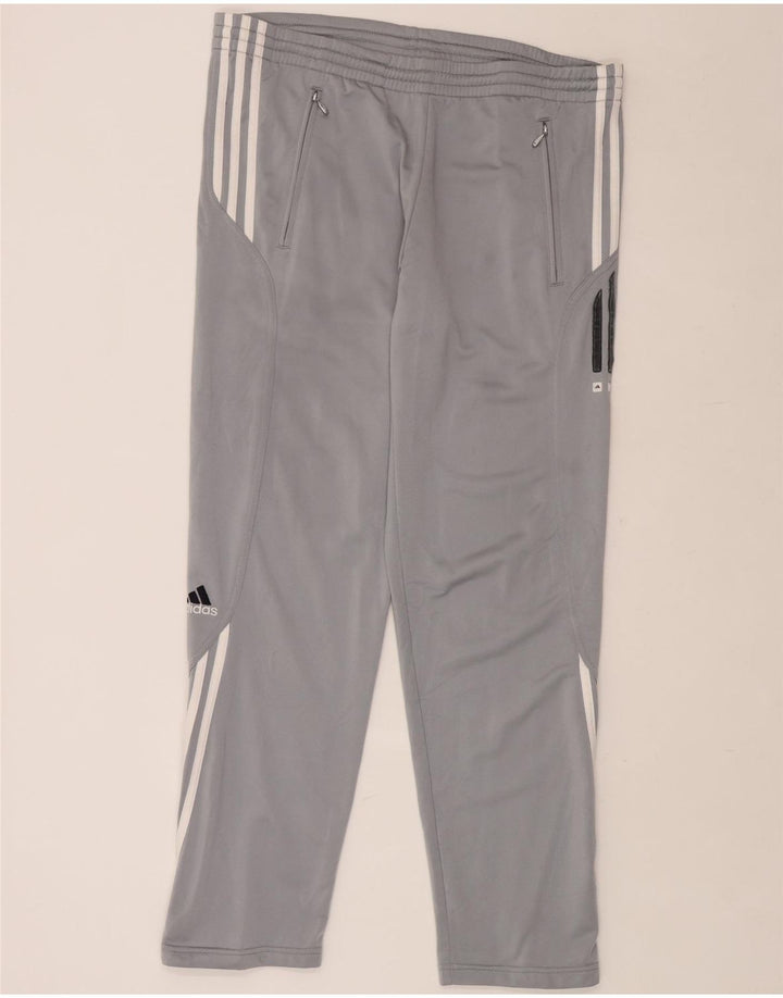 Pantaloni de trening ADIDAS pentru bărbați, mari, gri, poliester