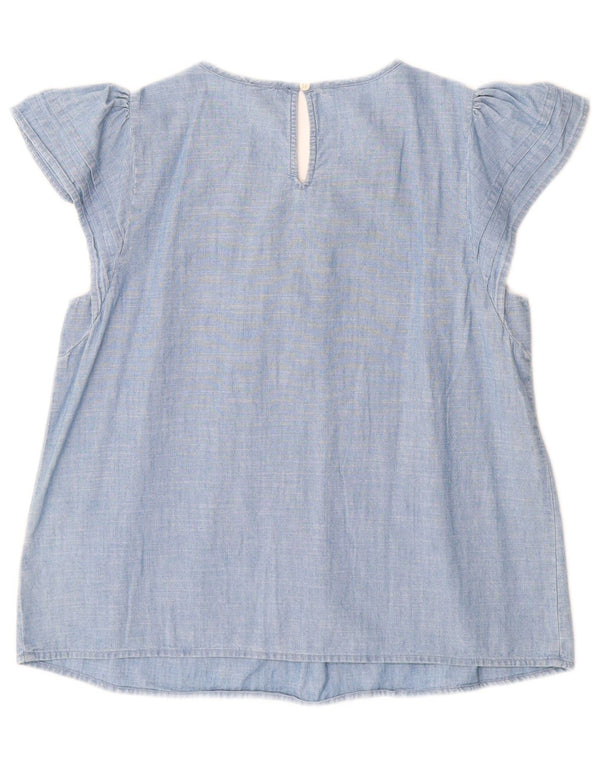 Bluză pentru femei J. CREW UK 10 Small Blue Bumbac