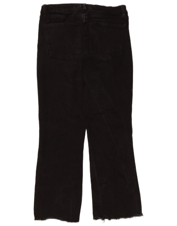 Blugi Bootcut ZARA pentru Damă EU 36 XS W26 L25 Negri