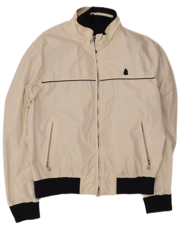 Jachetă bomber pentru bărbați Marina Yachting UK 54 2XL Poliester color bloc alb