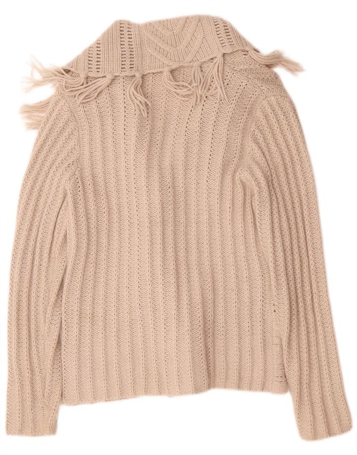 Pulover cardigan pentru femei Marks & Spencer UK 14 mare, gri acrilic