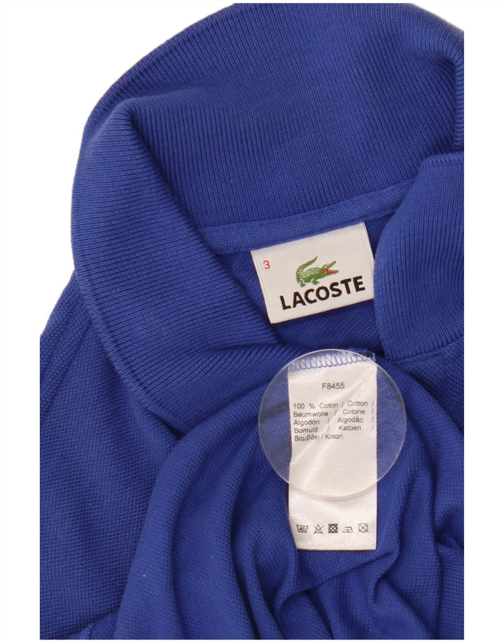 Tricou polo pentru bărbați Lacoste Mărimea 3 Bumbac albastru mic