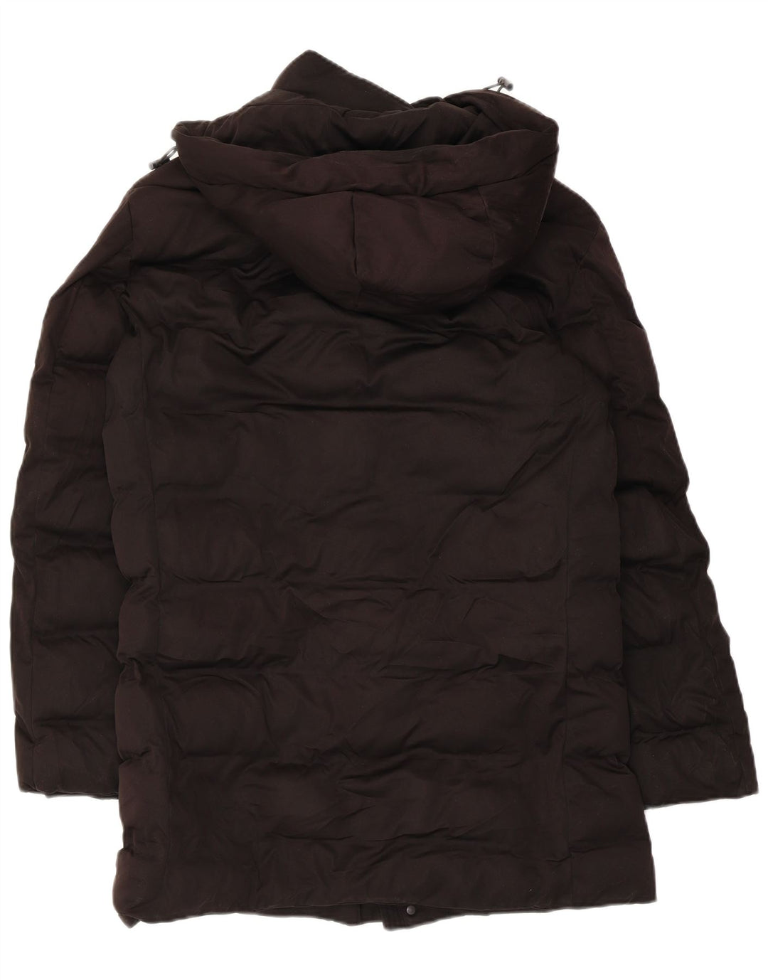 Jachetă căptușită cu glugă pentru bărbați Zara UK 36 Poliester negru mic