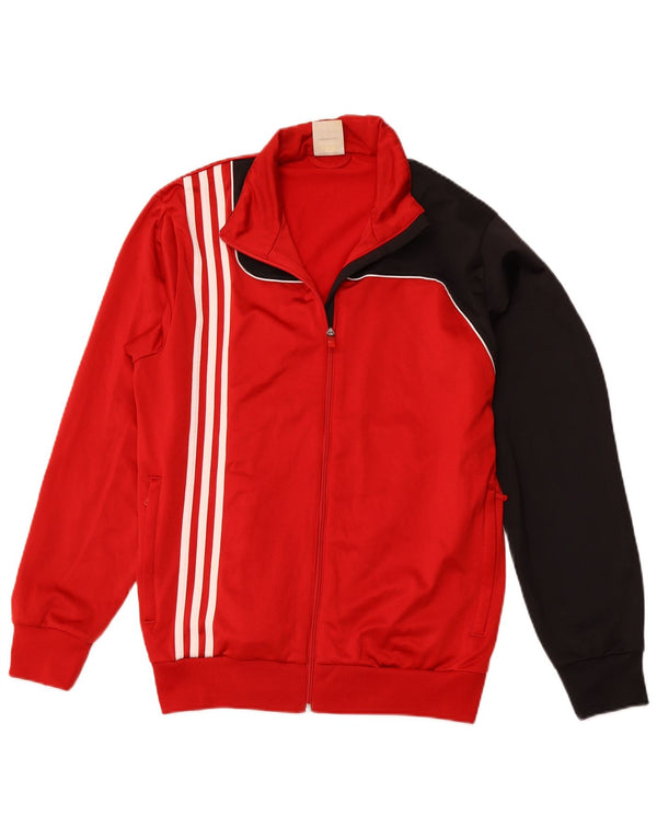 Jachetă de trening pentru bărbați ADIDAS UK 40/42 Medium Red Colorblock Sports