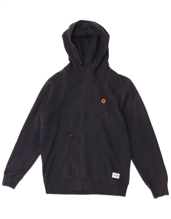 Pulover Jack & Jones pentru bărbați, bumbac, albastru bleumarin mediu