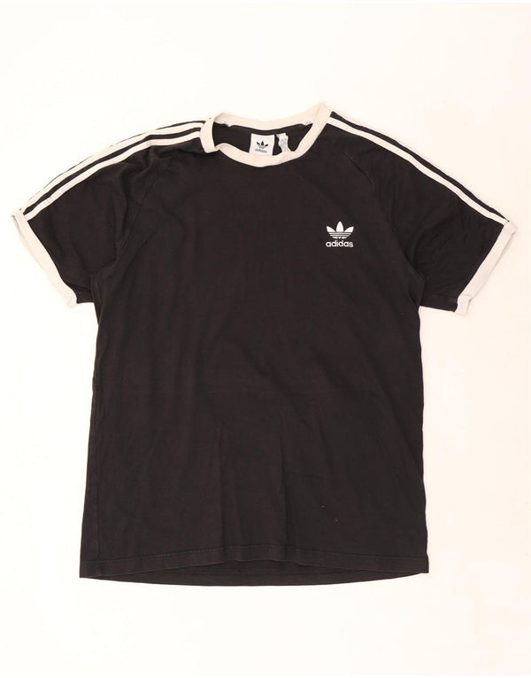 Tricou pentru bărbați Adidas Top XL, bumbac color bloc negru
