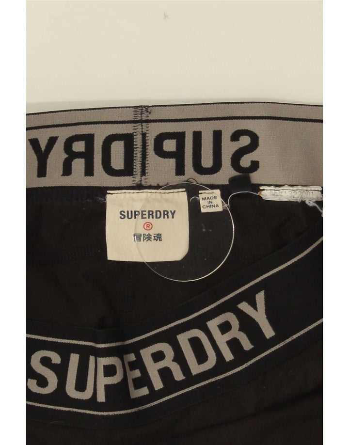 Leggings grafic Superdry pentru femei UK 16, mare, negru, poliamidă