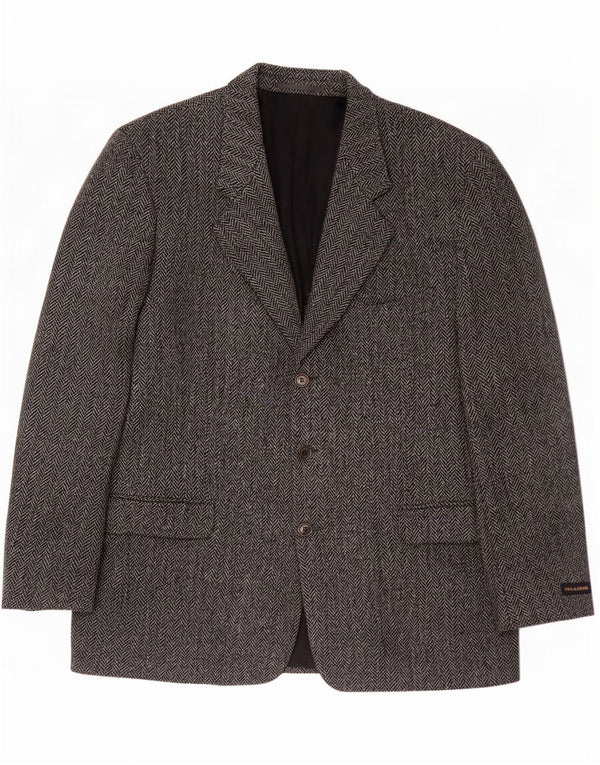 Paul & Shark Jachetă pentru bărbați Harris Tweed Blazer IT 54 2XL Grey Herringbone