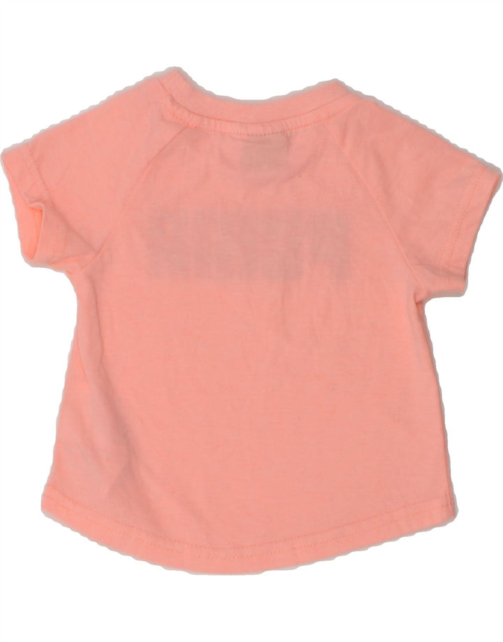PUMA Baby Girls Graphic T-Shirt Top 3-6 Months Pink Cotton | Vintage Puma | Thrift | Second-Hand Puma | Used Clothing | Messina Hembry 