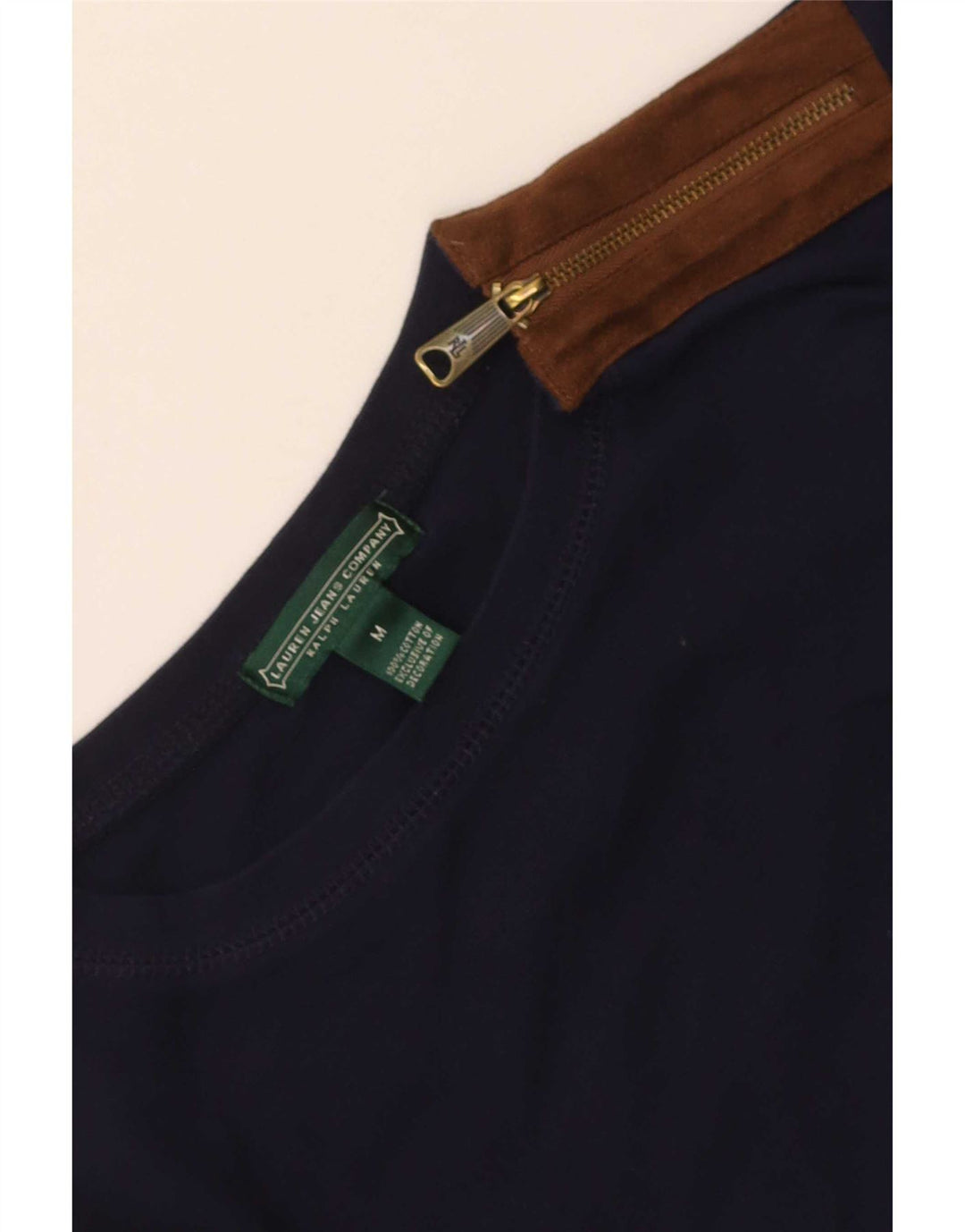 Bluză de călărie pentru femei Ralph Lauren cu mânecă lungă UK 12 Medium Bleumarin