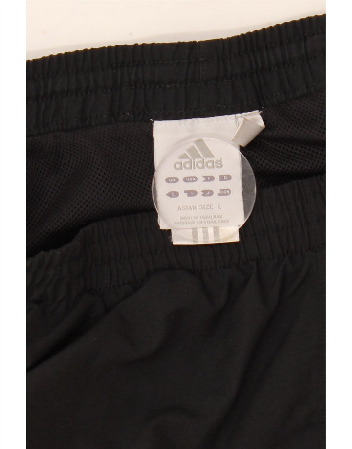 Pantaloni de trening Adidas pentru bărbați, mari, negru, poliester