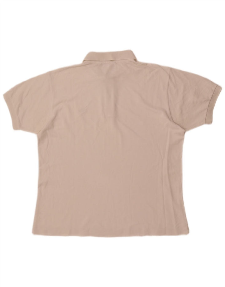 Tricou polo Lacoste Classic Fit pentru bărbați, mărimea 5, mare, alb
