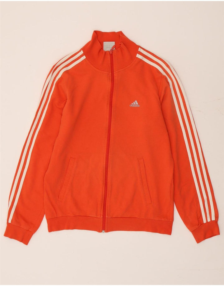 Jachetă de trening pentru bărbați Adidas XS bumbac portocaliu