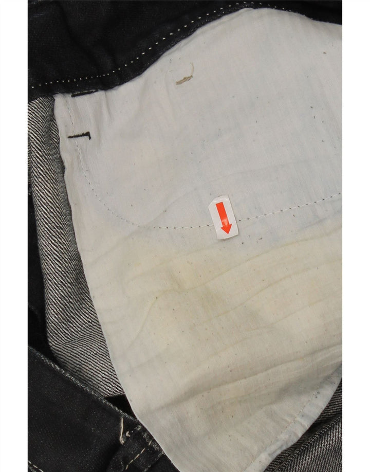 JACK & JONES Blugi drepti pentru bărbați W32 L34 Bumbac bleumarin