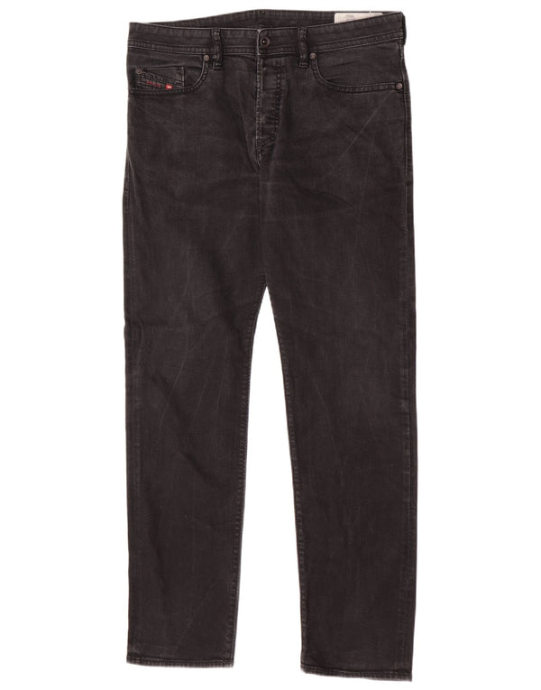 Blugi pentru bărbați Diesel Buster Tapered Regular Slim W34 L32 Bumbac negru
