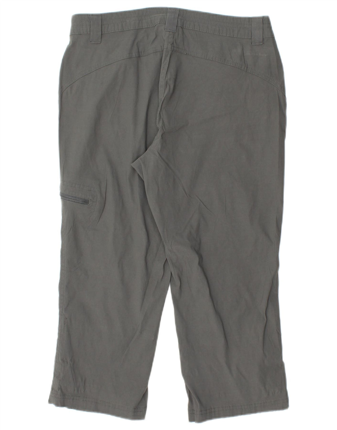 EDDIE BAUER Pantaloni capri drepti pentru femei US 6 Medium W28 L20 Nylon gri