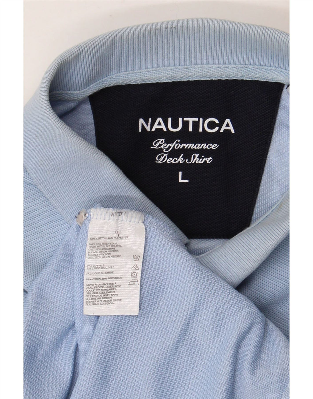 Tricou polo Nautica pentru bărbați, mare, albastru, bumbac