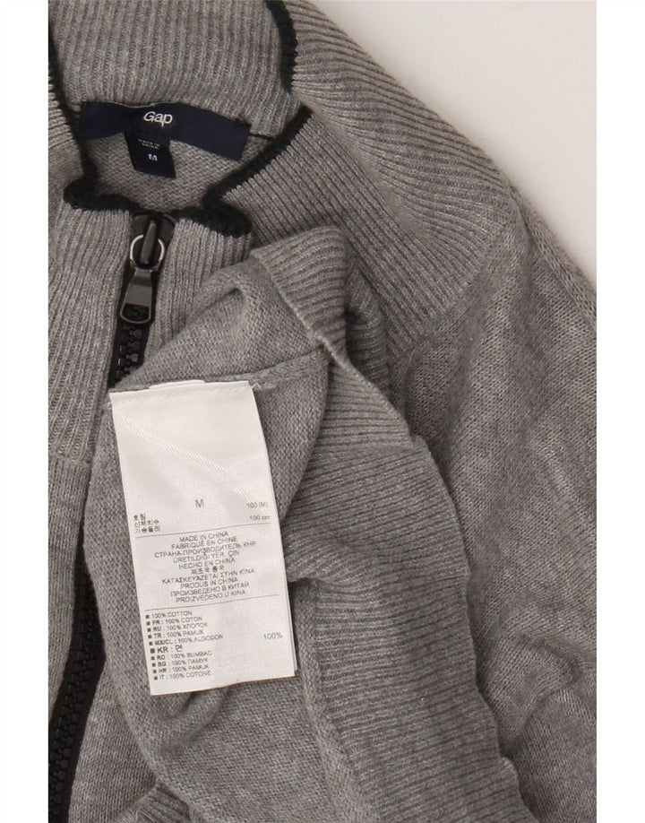 Pulover cardigan pentru bărbați Gap, bumbac, gri mediu